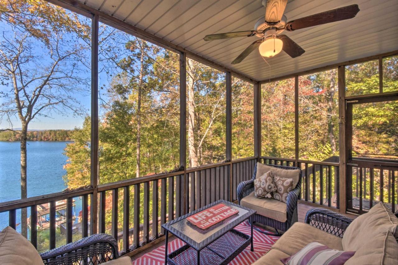 Lake Keowee Escape With Dock, Deck And Lake Access! Six Mile Eksteriør billede